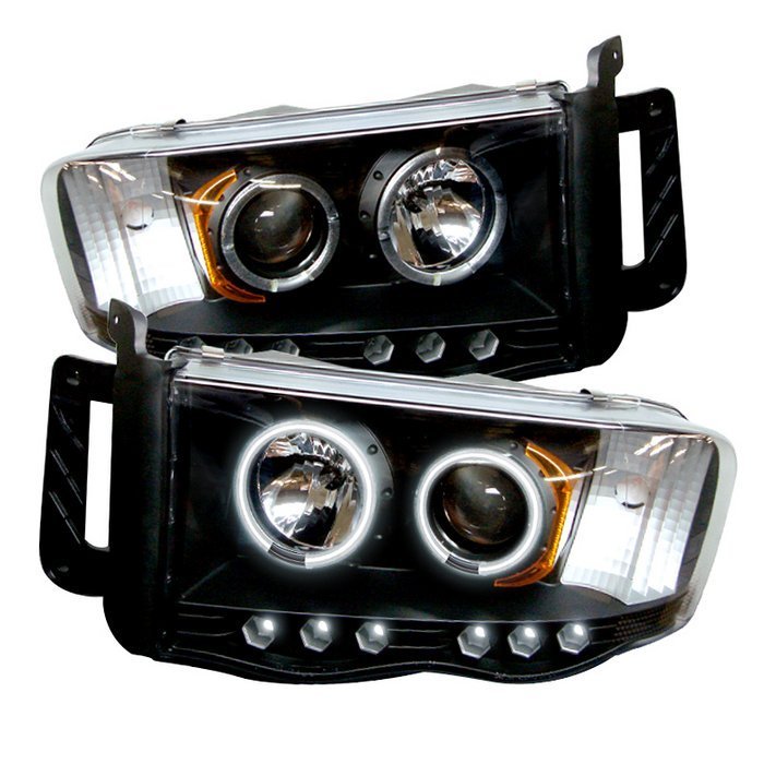 Spyder Auto 5009951 (Spyder Signature) Projector Headlights - CCFL Halo - Black