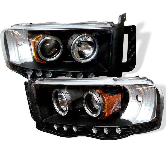Spyder Auto 5009975 (Spyder Signature) Projector Headlights - LED Halo - Black
