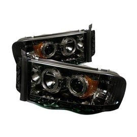 Spyder Auto 5009999 (Spyder Signature) Projector Headlights - LED Halo - Smoke