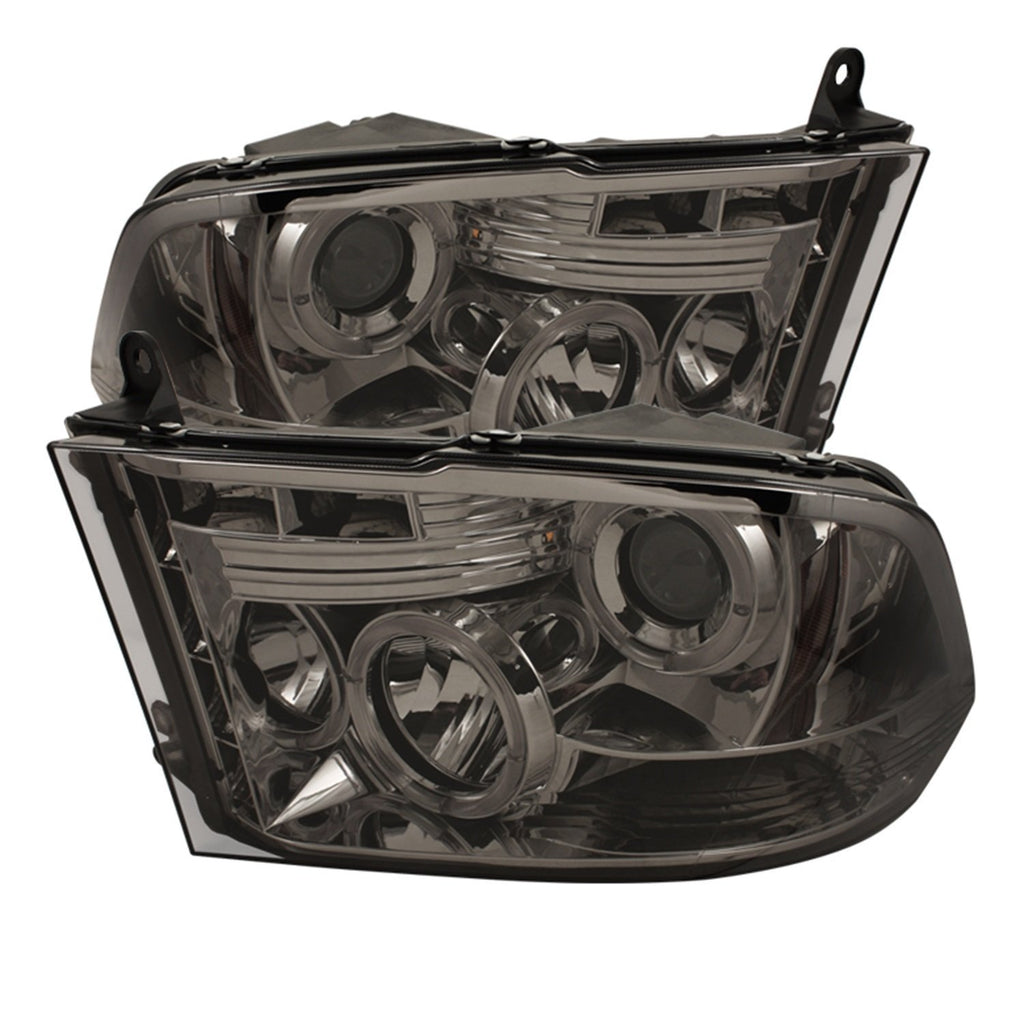 Spyder Auto 5010056 (Spyder Signature) Projector Headlights - LED Halo - Smoke