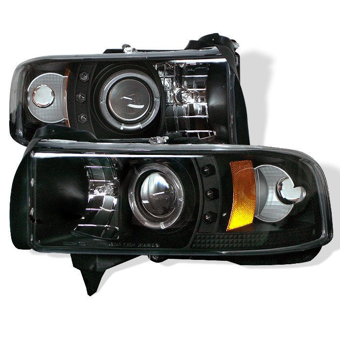 Spyder Auto 5010087 (Spyder Signature) Projector Headlights - LED Halo - Black