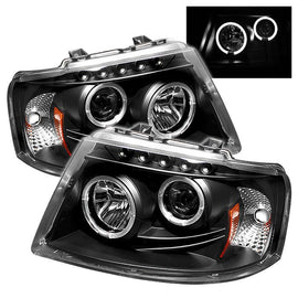Spyder Auto 5010117 (Spyder Signature) Projector Headlights - LED Halo - Black