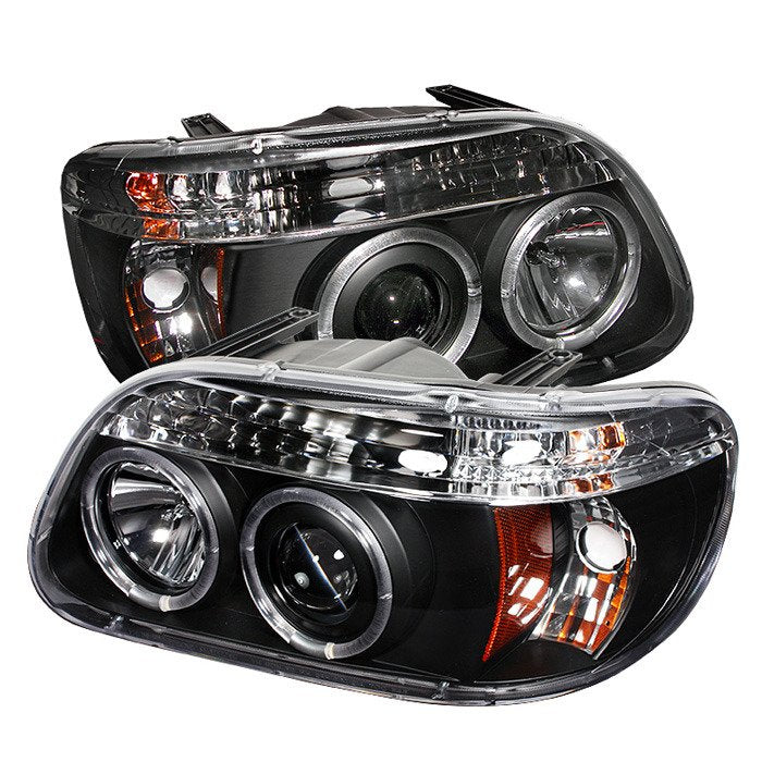 Spyder Auto 5010131 (Spyder Signature) Projector Headlights - LED Halo - Black