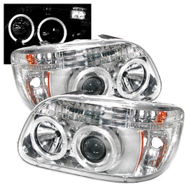 Spyder Auto 5010148 (Spyder Signature) Projector Headlights - LED Halo - Chrome