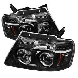 Spyder Auto 5010209 (Spyder Signature) Projector Headlights - Version 2 - LED Halo - Black