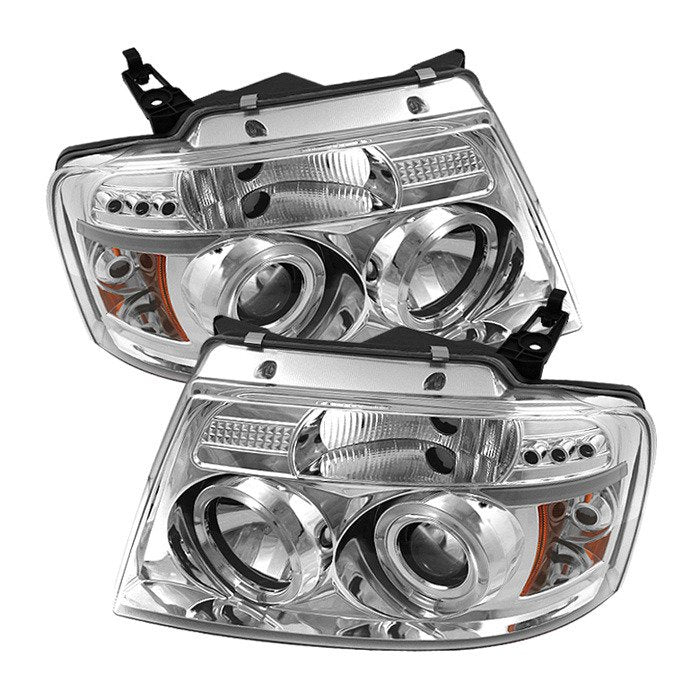 Spyder Auto 5010216 (Spyder Signature) Projector Headlights - Version 2 - LED Halo - Chrome