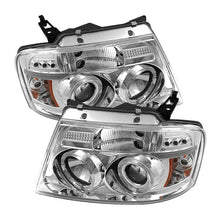 Load image into Gallery viewer, Spyder Auto 5010216 (Spyder Signature) Projector Headlights - Version 2 - LED Halo - Chrome