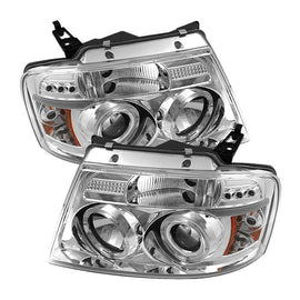 Spyder Auto 5010216 (Spyder Signature) Projector Headlights - Version 2 - LED Halo - Chrome
