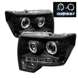 Spyder Auto 5010230 (Spyder Signature) Projector Headlights - LED Halo - Black