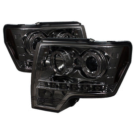 Spyder Auto 5010254 (Spyder Signature) Projector Headlights - LED Halo - Smoke