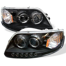 Load image into Gallery viewer, Spyder Auto 5010261 (Spyder Signature) 1PC Projector Headlights - LED Halo - Amber Reflector - Black