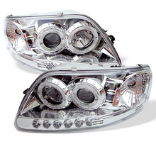 Load image into Gallery viewer, Spyder Auto 5010278 1PC Projector Headlights - LED Halo - Amber Reflector - Chrome