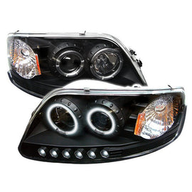 Spyder Auto 5010292 (Spyder Signature) 1PC Projector Headlights - CCFL Halo - Black