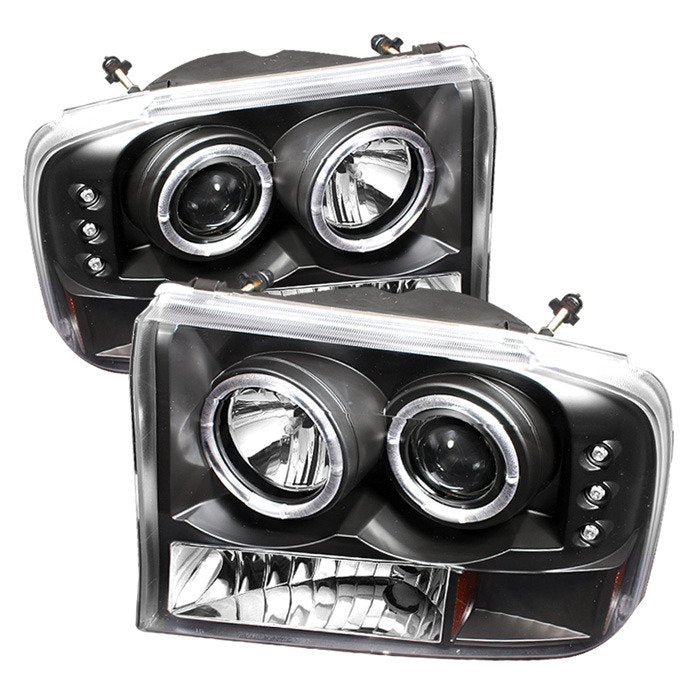 Spyder Auto 5010339 (Spyder Signature) 1PC Projector Headlights - Version 2 - LED Halo - Black