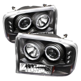 Spyder Auto 5010339 (Spyder Signature) 1PC Projector Headlights - Version 2 - LED Halo - Black