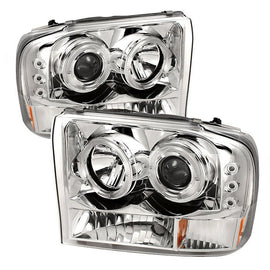 Spyder Auto 5010360 (Spyder Signature) 1PC Projector Headlights - Version 2 - LED Halo - Chrome