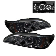 Load image into Gallery viewer, Spyder Auto 5010414 (Spyder Signature) 1PC Projector Headlights - LED Halo - Amber Reflector - Smoke