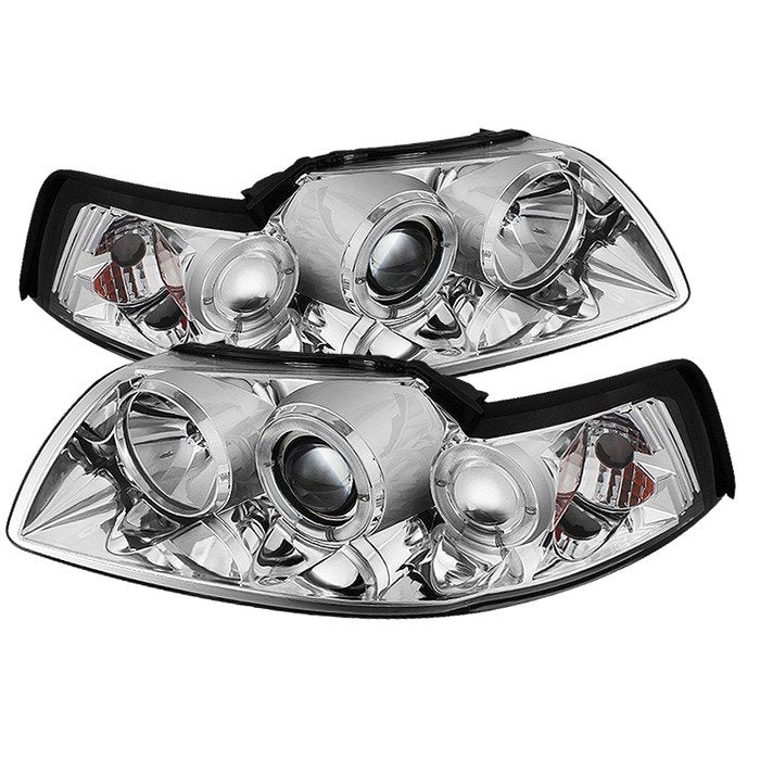 Spyder Auto 5010452 (Spyder Signature) Projector Headlights - LED Halo - Chrome