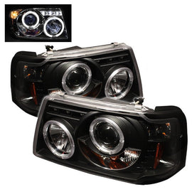 Spyder Auto 5010490 (Spyder Signature) 1PC Projector Headlights - LED Halo - Black