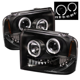 Spyder Auto 5010544 (Spyder Signature) Projector Headlights - LED Halo - Black
