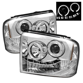 Spyder Auto 5010551 (Spyder Signature) Projector Headlights - LED Halo - Chrome