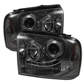 Spyder Auto 5010568 (Spyder Signature) Projector Headlights - LED Halo - Smoke
