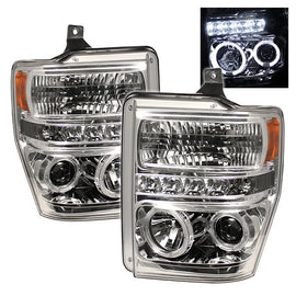 Spyder Auto 5010582 (Spyder Signature) Projector Headlights - LED Halo - Chrome