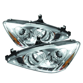 Spyder Auto 5010643 (Spyder Signature) Projector Headlights - LED Halo - Amber Reflector - Chrome