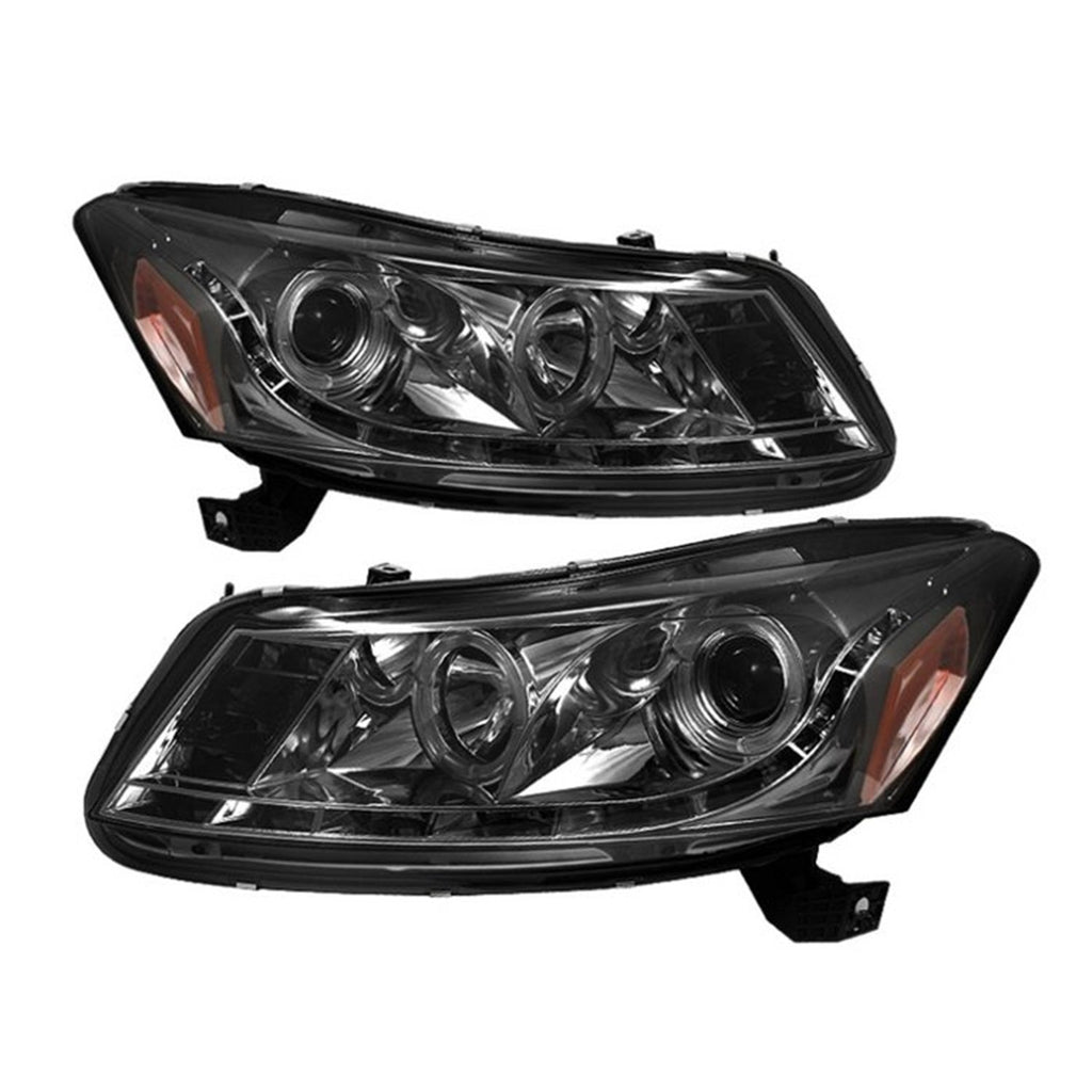 Spyder Auto 5010681 (Spyder Signature) Projector Headlights - LED Halo - Smoke