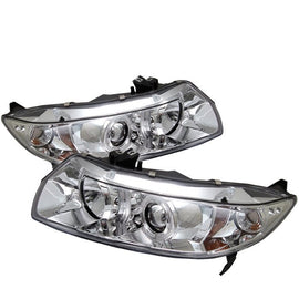 Spyder Auto 5010797 (Spyder Signature) Projector Headlights - LED Halo - Chrome