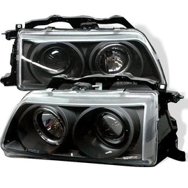 Spyder Auto 5010827 (Spyder Signature) Projector Headlights - LED Halo - Black