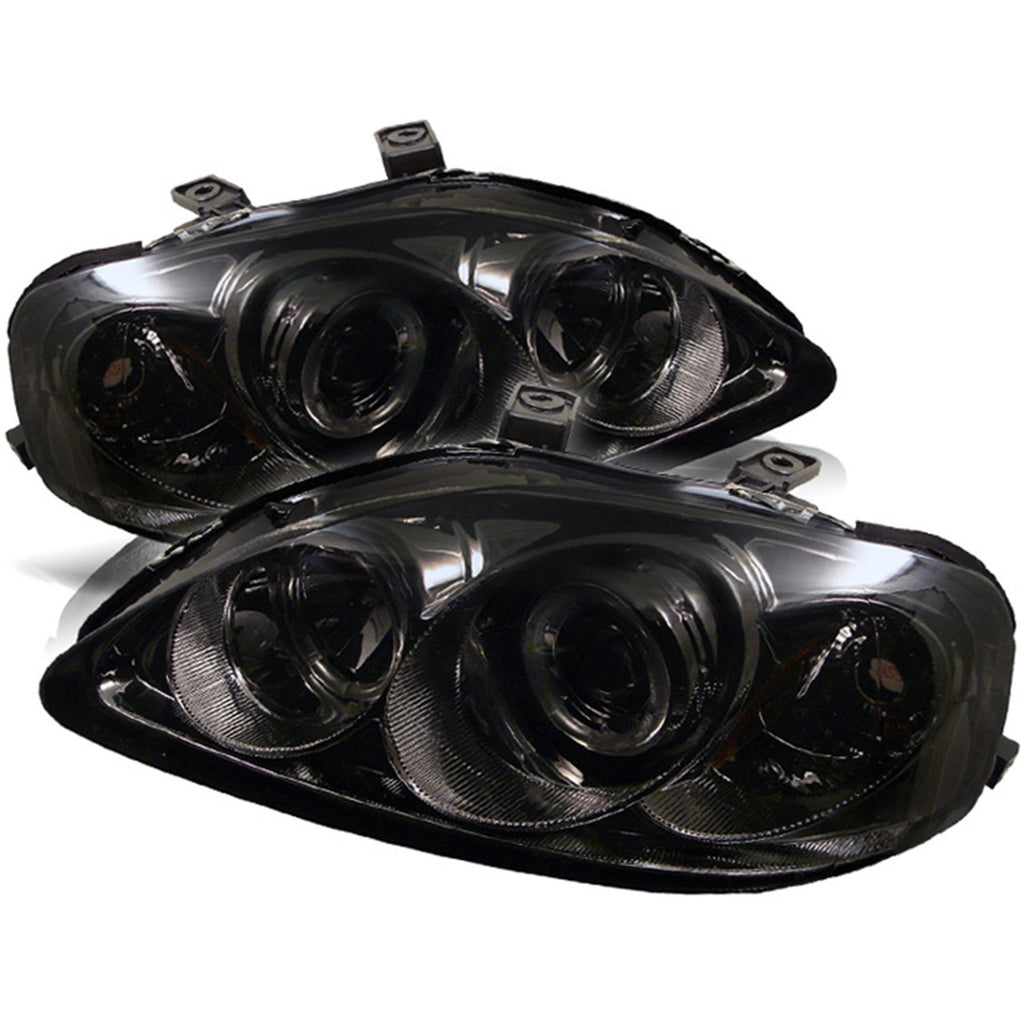 Spyder Auto 5010957 (Spyder Signature) Projector Headlights - LED Halo - Smoke