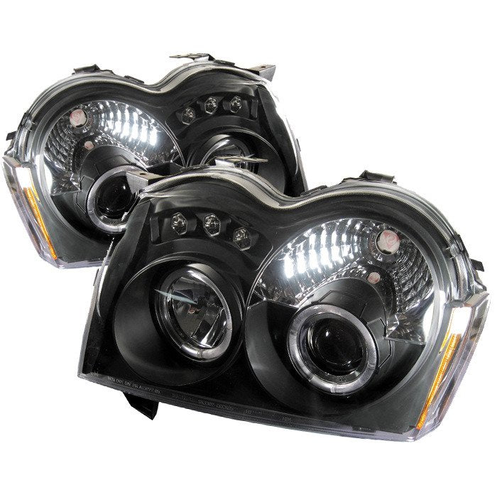 Spyder Auto 5011091 (Spyder Signature) Projector Headlights - LED Halo - Black