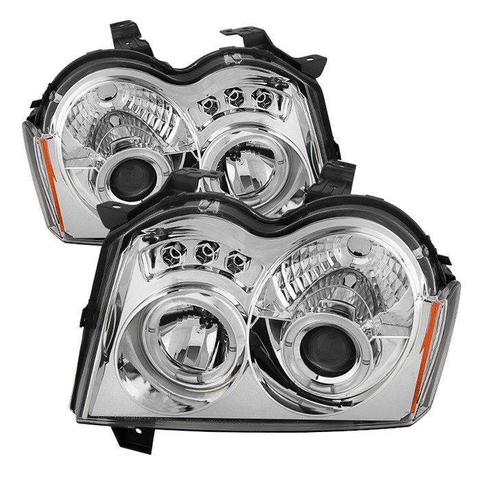 Spyder Auto 5011107 (Spyder Signature) Projector Headlights - LED Halo - Chrome