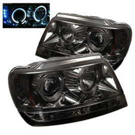Spyder Auto 5011169 (Spyder Signature) Projector Headlights - LED Halo - Smoke