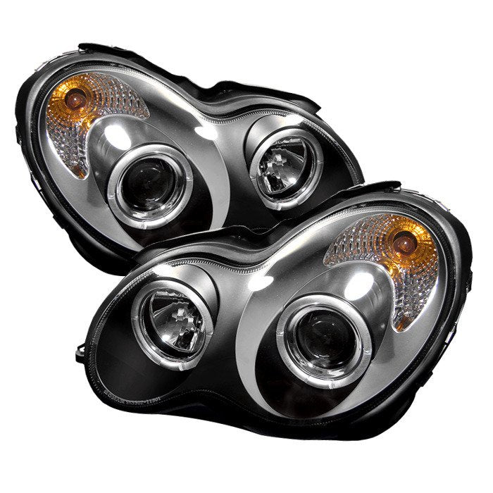 Spyder Auto 5011251 (Spyder Signature) Projector Headlights - LED Halo - Black