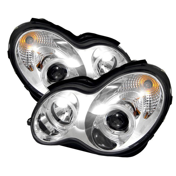 Spyder Auto 5011268 (Spyder Signature) Projector Headlights - LED Halo - Chrome