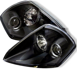 Spyder Auto 5011374 (Spyder Signature) Projector Headlights - LED Halo - Black