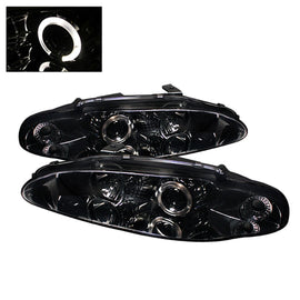 Spyder Auto 5011442 (Spyder Signature) Projector Headlights - LED Halo - Smoke