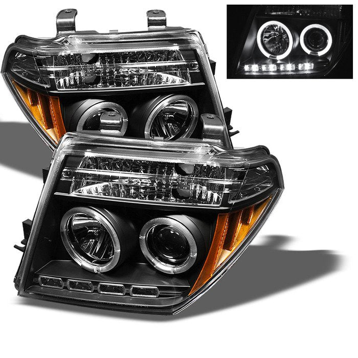 Spyder Auto 5011527 (Spyder Signature) Projector Headlights - LED Halo - Black