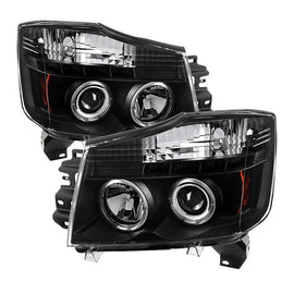 Spyder Auto 5011572 (Spyder Signature) Projector Headlights - LED Halo - Black