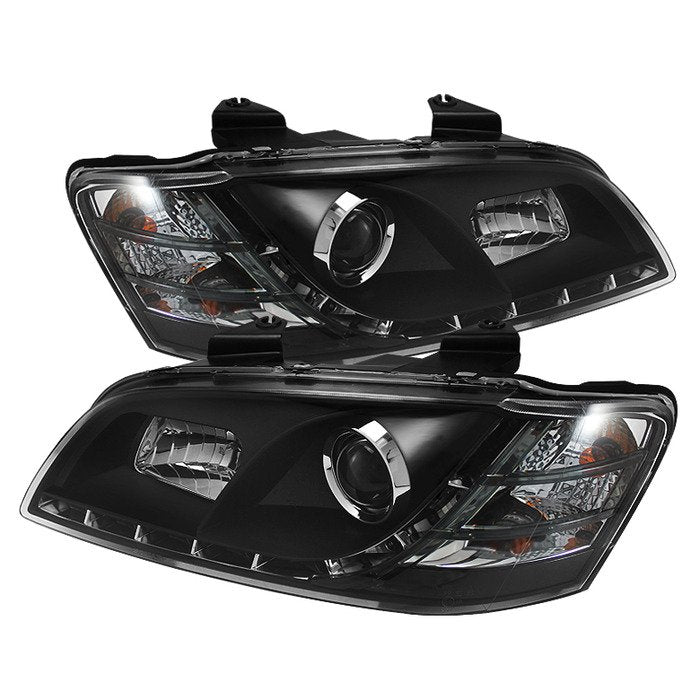 Spyder Auto 5011626 (Spyder Signature) Projector Headlights - DRL - Black