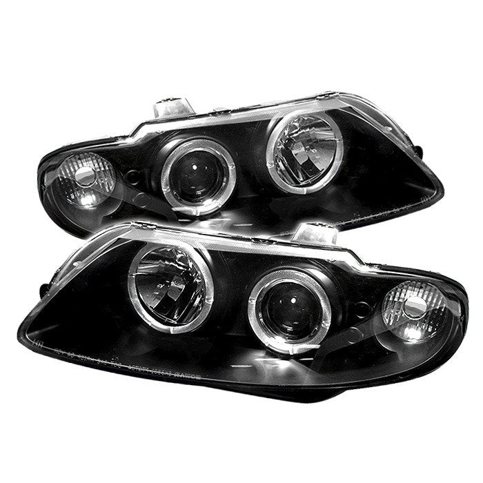 Spyder Auto 5011749 (Spyder Signature) Projector Headlights - LED Halo - Black