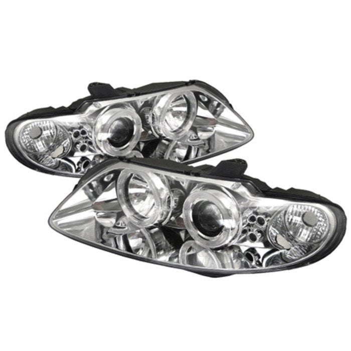 Spyder Auto 5011756 (Spyder Signature) Projector Headlights - LED Halo - Chrome