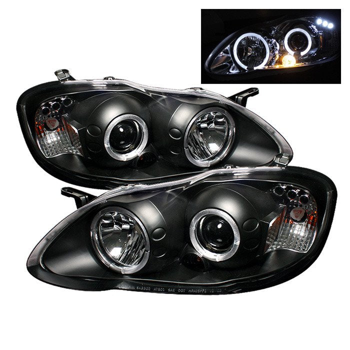 Spyder Auto 5011787 (Spyder Signature) Projector Headlights - LED Halo - Black