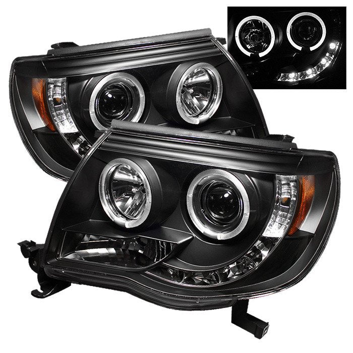 Spyder Auto 5011916 (Spyder Signature) Projector Headlights - LED Halo - Black