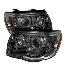 Spyder Auto 5011930 (Spyder Signature) Projector Headlights - LED Halo - Smoke
