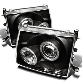 Spyder Auto 5011947 (Spyder Signature) Projector Headlights - LED Halo - Black