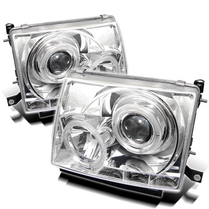 Spyder Auto 5011954 (Spyder Signature) Projector Headlights - LED Halo - Chrome