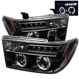 Spyder Auto 5012029 Projector Headlights - Eliminates AFS function - LED Halo - Black